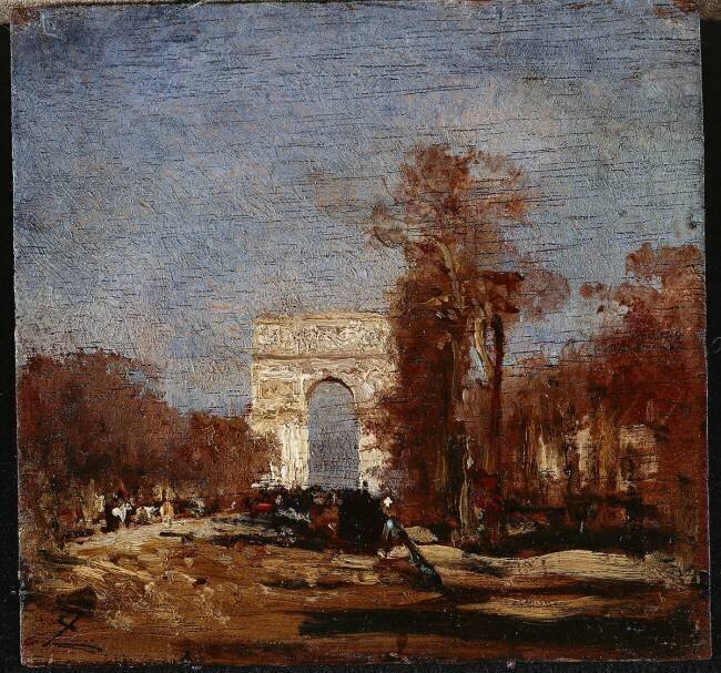 Paris Les Champs Elysees By Felix Ziem Art Print Wall Art Posters And Framed Art