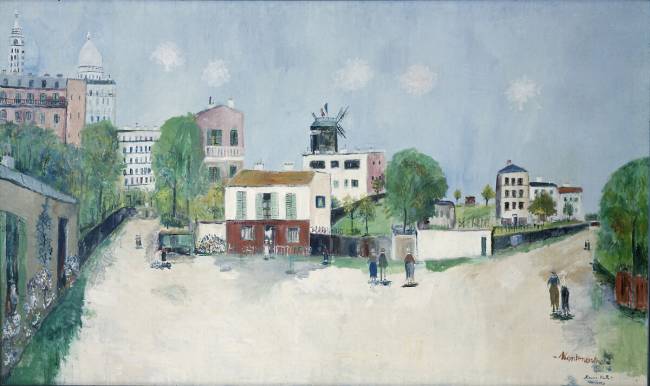 View of Montmartre Maurice Utrillo