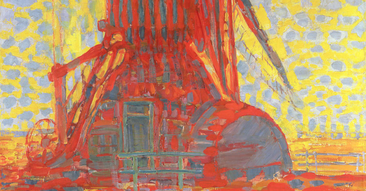 Mill in Sunlight: The Winkel Mill by Piet Mondrian – Art print, wall ...