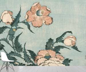 Poppies (Hokusai) - Muzeo.com