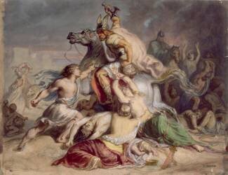 Invasions barbares (Théodore Chasseriau) - Muzeo.com