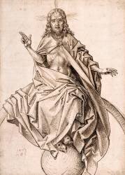 Le Christ du Jugement dernier (Martin Schongauer) - Muzeo.com