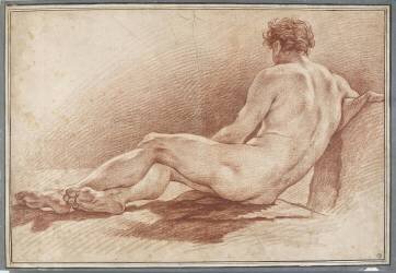 Académie d'homme (François-Hubert Drouais) - Muzeo.com