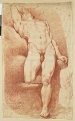 Académie d'homme renversé (anonymous) - Muzeo.com