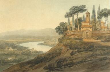 An Italian Villa (Joseph Mallord William Turner) - Muzeo.com