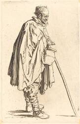 Beggar with Pot (Jacques Callot) - Muzeo.com
