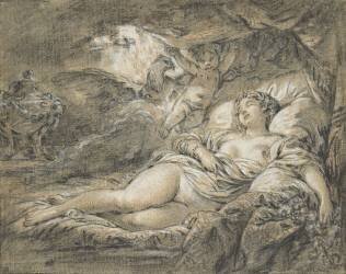Danaé (François Boucher) - Muzeo.com