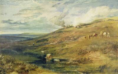 Dartmoor: The Source of the Tamar and the Torridge (Joseph Mallord William Turner) - Muzeo.com