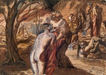 Diane et Actéon (Théodore Chasseriau) - Muzeo.com