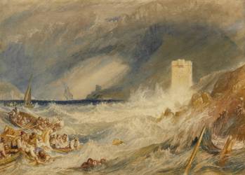 Entrance to Fowey Harbour (Joseph Mallord William Turner) - Muzeo.com
