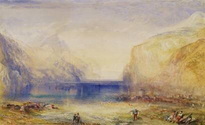 Fluelen: Morning (Joseph Mallord William Turner) - Muzeo.com