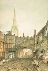 Gateway to the Close, Salisbury (Joseph Mallord William Turner) - Muzeo.com