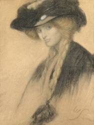 Gertrude - a Study (Frederick Sandys) - Muzeo.com