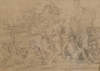 La déification d'Enée (Charles Le Brun) - Muzeo.com