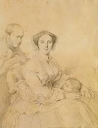 La famille Guille (Jean-Auguste-Dominique Ingres) - Muzeo.com