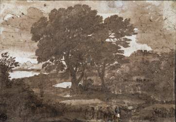 Landscape (Claude Gellée) - Muzeo.com