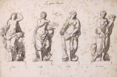 Les Quatre éléments (Charles Le Brun) - Muzeo.com