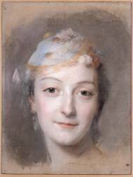 Marie Fel (1713-1794) (Quentin de La Tour) - Muzeo.com