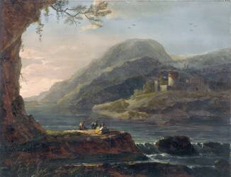 Paysage avec rochers (Depelchin M.-F.) - Muzeo.com