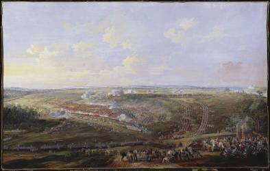 Siège d'Ostende par le lieutenant-général comte de Lowendal du 13 au 23 août 1745 (Louis Nicolas van Blarenberghe) - Muzeo.com
