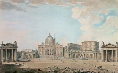 St. Peter's, Rome (Giovanni Paolo Pannini) - Muzeo.com