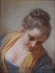 Tête de femme (Benedetto Luti) - Muzeo.com