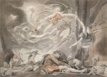 The Shepherd's Dream (Johann Heinrich Füssli) - Muzeo.com