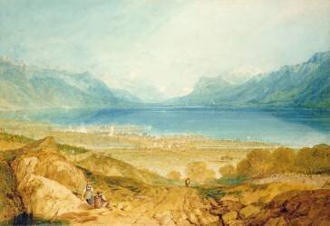 Vevey, Lake Geneva (Joseph Mallord William Turner) - Muzeo.com