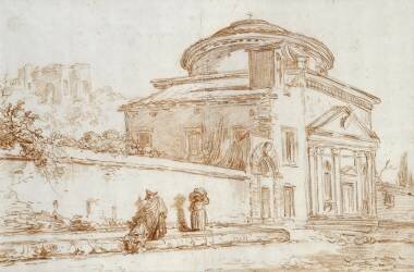 Villa Sacchetti (Hubert Robert) - Muzeo.com
