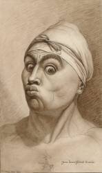 Young man pouting (Jean-Jacques Lequeu) - Muzeo.com