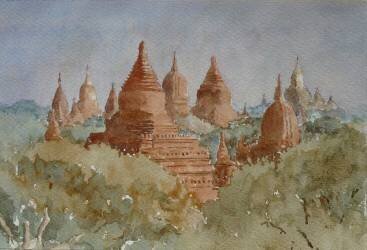 Bagan sunrise (Wilson Clive) - Muzeo.com
