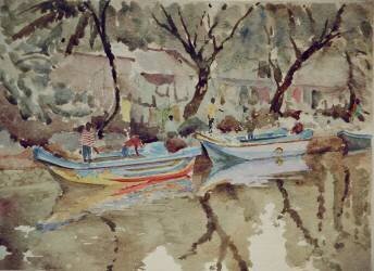 Dutch canal (Wilson Clive) - Muzeo.com