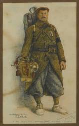 Portrait de Pagny Henri, camionneur (Julien Le Blant) - Muzeo.com