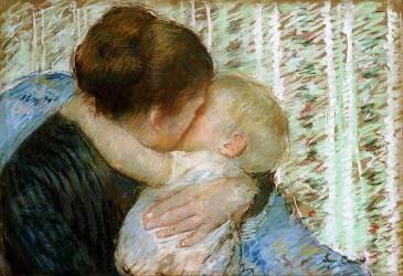 A Goodnight Hug (Mary Cassatt) - Muzeo.com