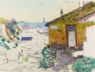 An alley in Poitiers (Armand Guillaumin) - Muzeo.com