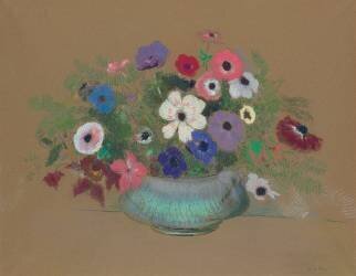 Anemones (Odilon Redon) - Muzeo.com