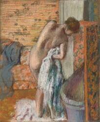 Apres le bain (Edgar Degas) - Muzeo.com