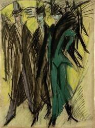 Berlin Street Scene (Ernst Ludwig Kirchner) - Muzeo.com
