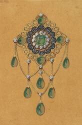 Brooch jewel (Léon Rouvenat) - Muzeo.com