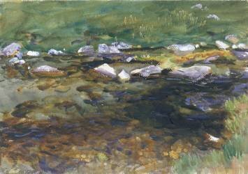 Brook and Meadow (John Singer Sargent) - Muzeo.com
