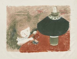 Child with Lamp (Pierre Bonnard) - Muzeo.com
