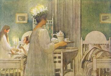 Christmas Morning (Carl Larsson) - Muzeo.com