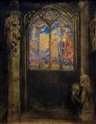 Church window (Odilon Redon) - Muzeo.com