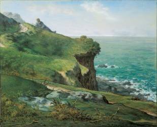 Cliffs of Gréville (Jean-François Millet) - Muzeo.com