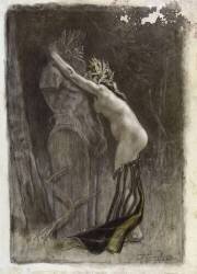 Curieuse (Péladan) (Félicien Rops) - Muzeo.com