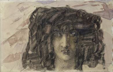 Demon's head (Mikhail Aleksandrovich Vrubel) - Muzeo.com