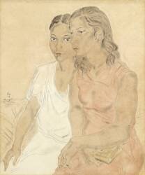 Deux Brésiliennes, 1931 (Tsuguharu Foujita) - Muzeo.com