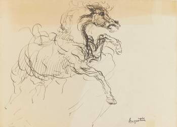 Etude de cheval (Louis Anquetin) - Muzeo.com