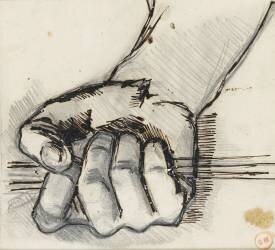 Etude de poing (Gustave Moreau) - Muzeo.com