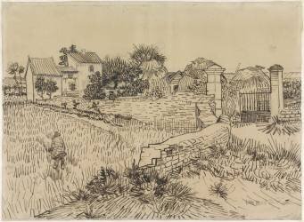Farm in Provence (Vincent van Gogh) - Muzeo.com
